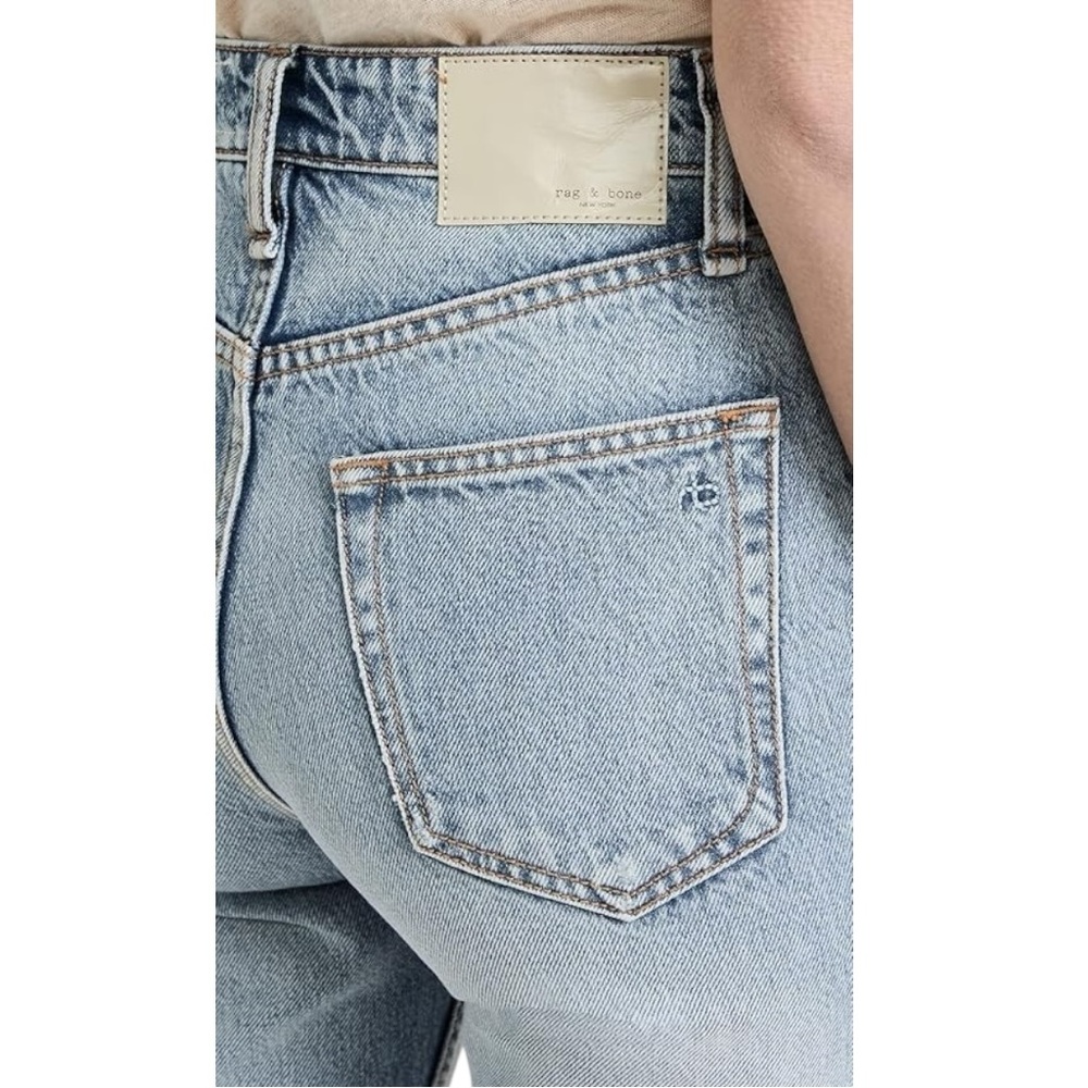 Rag & Bone Nina High Rise Ankle Slim Straight Cigarette Jeans in Danapoint - 27 - Picture 5 of 7